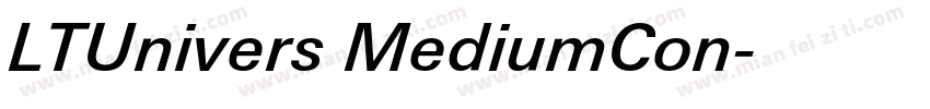 LTUnivers MediumCon字体转换